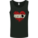 Love Austria Flag Austrian Day Football Mens Vest Tank Top Black