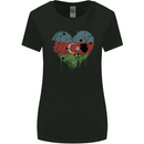 Love Azerbaijan Flag Azerbaijani Day Football Womens Wider Cut T-Shirt Black