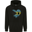 Love Bahamas Flag Bahamians Day Football Childrens Kids Hoodie Black