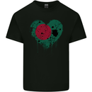 Love Bangladesh Flag Bangladeshi Day Football Kids T-Shirt Childrens Black