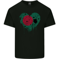 Love Bangladesh Flag Bangladeshi Day Football Mens Cotton T-Shirt Tee Top Black