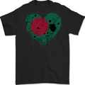 Love Bangladesh Flag Bangladeshi Day Football Mens Gildan Cotton T-Shirt Black