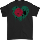 Love Bangladesh Flag Bangladeshi Day Football Mens Gildan Cotton T-Shirt Black