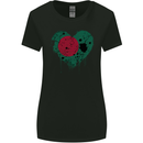 Love Bangladesh Flag Bangladeshi Day Football Womens Wider Cut T-Shirt Black