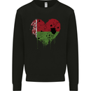 Love Belarus Flag Belarusian Day Football Mens Sweatshirt Jumper Black