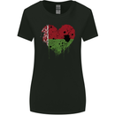 Love Belarus Flag Belarusian Day Football Womens Wider Cut T-Shirt Black