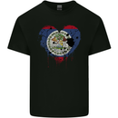 Love Belize Flag Belizean Day Football Kids T-Shirt Childrens Black