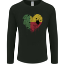 Love Benin Flag Beninese Day Football Mens Long Sleeve T-Shirt Black