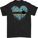 Love Botswana Flag Batswana Day Football Mens Gildan Cotton T-Shirt Black