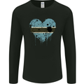 Love Botswana Flag Batswana Day Football Mens Long Sleeve T-Shirt Black