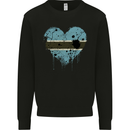 Love Botswana Flag Batswana Day Football Mens Sweatshirt Jumper Black