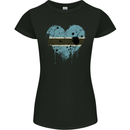 Love Botswana Flag Batswana Day Football Womens Petite Cut T-Shirt Black