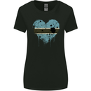 Love Botswana Flag Batswana Day Football Womens Wider Cut T-Shirt Black