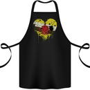 Love Brunei Flag Bruneian Day Football Cotton Apron 100% Organic Black