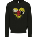 Love Brunei Flag Bruneian Day Football Mens Sweatshirt Jumper Black