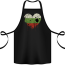 Love Bulgaria Flag Bulgarian Day Football Cotton Apron 100% Organic Black