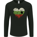 Love Bulgaria Flag Bulgarian Day Football Mens Long Sleeve T-Shirt Black