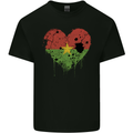 Love Burkina Faso Flag Day Football Mens Cotton T-Shirt Tee Top Black