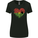 Love Burkina Faso Flag Day Football Womens Wider Cut T-Shirt Black