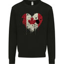 Love Canada Flag Canadian Day Football Mens Sweatshirt Jumper Black
