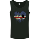 Love Cape Verde Flag Verdean Day Football Mens Vest Tank Top Black
