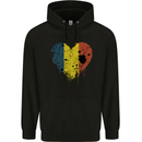 Love Chad Flag Chadian Day Football Childrens Kids Hoodie Black