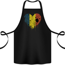 Love Chad Flag Chadian Day Football Cotton Apron 100% Organic Black