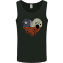Love Chile Flag Chilean Day Football Mens Vest Tank Top Black
