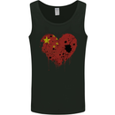 Love China Flag Chinese Day Football Mens Vest Tank Top Black