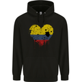 Love Columbia Flag Columbian Day Football Childrens Kids Hoodie Black