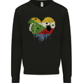 Love Comoros Flag Comorian Day Football Mens Sweatshirt Jumper Black