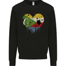 Love Comoros Flag Comorian Day Football Mens Sweatshirt Jumper Black