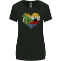 Love Comoros Flag Comorian Day Football Womens Wider Cut T-Shirt Black