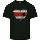 Love Costa Rica Flag Rican Day Football Mens Cotton T-Shirt Tee Top Black