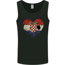 Love Croatia Flag Croatian Day Football Mens Vest Tank Top Black