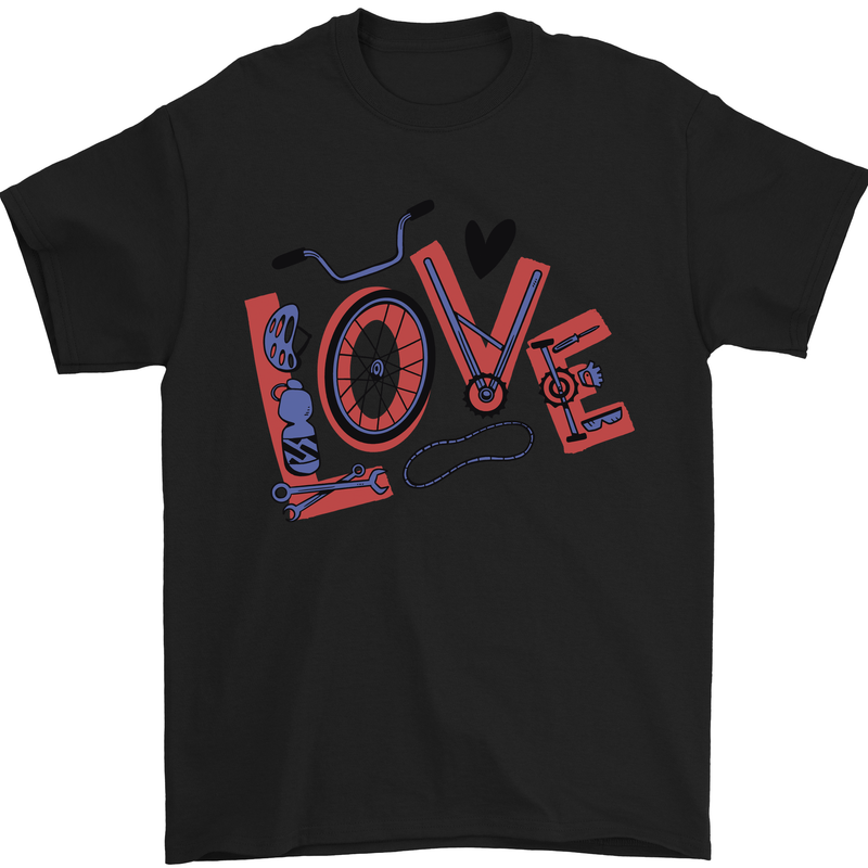 a black t - shirt with the word love on it