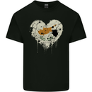 Love Cyprus Flag Cypriot Day Football Mens Cotton T-Shirt Tee Top Black