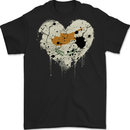 Love Cyprus Flag Cypriot Day Football Mens Gildan Cotton T-Shirt Black