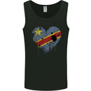 Love DR Congo Flag Congolese Day Football Mens Vest Tank Top Black