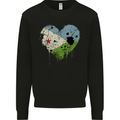 Love Djibouti Flag Djiboutians Day Football Mens Sweatshirt Jumper Black