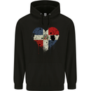 Love Dominican Republic Flag Dominicanos Day Childrens Kids Hoodie Black