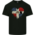 Love Dominican Republic Flag Dominicanos Day Kids T-Shirt Childrens Black