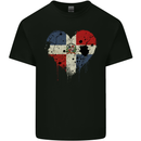Love Dominican Republic Flag Dominicanos Day Kids T-Shirt Childrens Black
