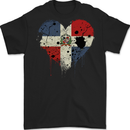 Love Dominican Republic Flag Dominicanos Day Mens Gildan Cotton T-Shirt Black