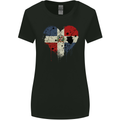 Love Dominican Republic Flag Dominicanos Day Womens Wider Cut T-Shirt Black