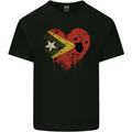 Love East Timor Flag Day Football Mens Cotton T-Shirt Tee Top Black