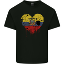 Love Ecuador Flag Ecuadorian Day Football Mens Cotton T-Shirt Tee Top Black