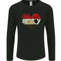 Love Egypt Flag Egyptian Day Football Mens Long Sleeve T-Shirt Black