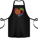 Love Eritrean Flag Eritrea Flag Day Football Cotton Apron 100% Organic Black