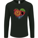Love Eritrean Flag Eritrea Flag Day Football Mens Long Sleeve T-Shirt Black